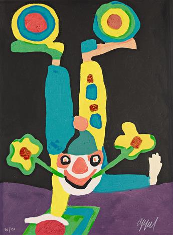 KAREL APPEL Circus: Clown-Acrobat.